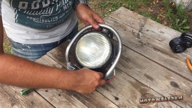 ФАРА НА ЭНДУРО! из тракторной с бугелем смотреть онлайн