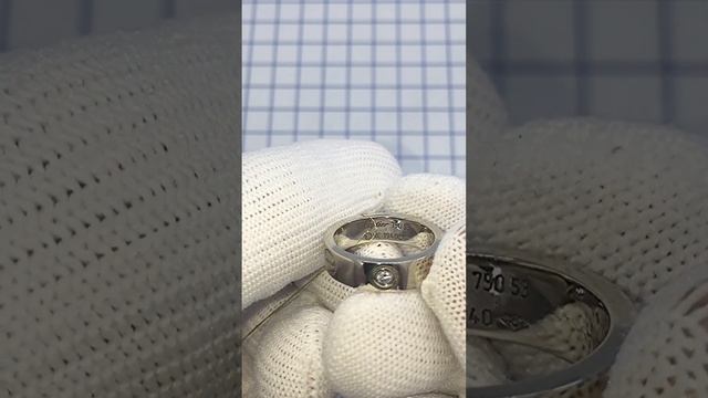 Кольцо Cartier из белого золота с бриллиантами