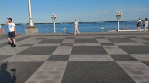 Прогулка по Центральному району Волгограда на Центральную Набережную, 16 июня 2020 года