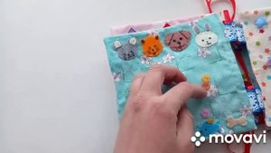 Книжка-малышка из фетра #игрыдлядетей #развивашки #игрушкисвоимируками #развивающиекнижки