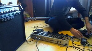Boss GT-6 guitar effects Processor #2 - (Trance on Guitar ) Vodoo child on Acid... part 1