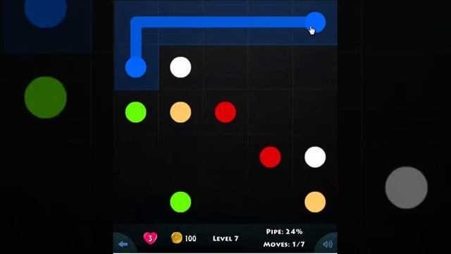 flow game facebook - beginners pack level 7 Connect the dots