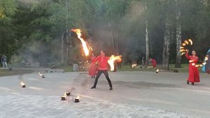 Фаер-шоу на День России в Сертолово. 12.06.2023