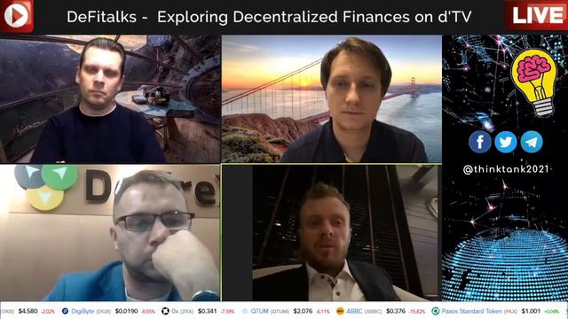 DeFitalks - экосистема децентрализованных финансов DeFi (эфир 28.10.2020)