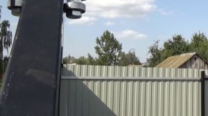 Самодельные откатные ворота