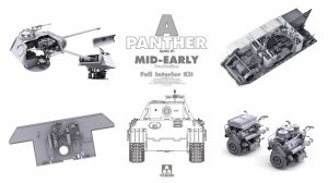 Немецкий средний танк Sd.Kfz.171 Panther A с полным интерьером в масштабе 1:35 от компании Takom