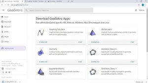 Урок 2. Среда GeoGebra и ее установка