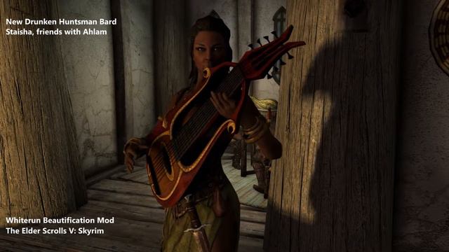 Staisha, New Bard in Whiterun - Whiterun Beautification Mod for Skyrim смотреть онлайн