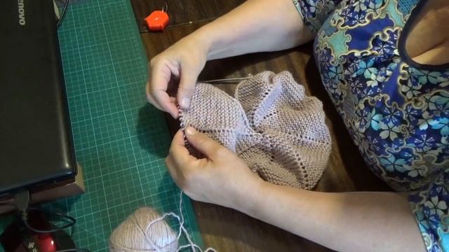 Как связать женский берет на двух спицах (или на спицах с леской).