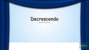 Crescendo & Decrescendo | Dynamics | Green Bean's Music