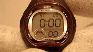Обзор и настройка Casio LW-200-4A инструкция по управлению