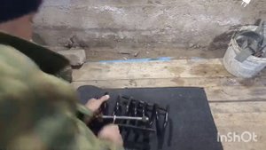 Сжать пружину стойки