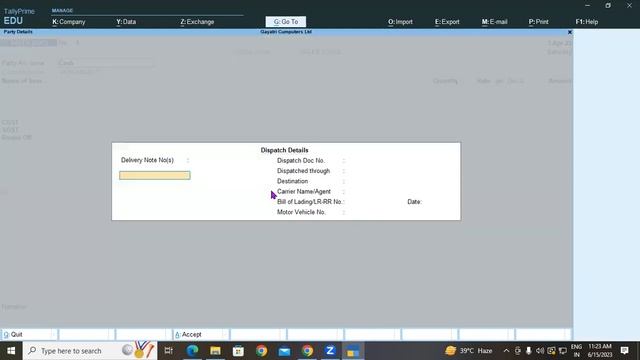 About Intra State Otward Supply in Tally Prime | GIT Education смотреть онлайн
