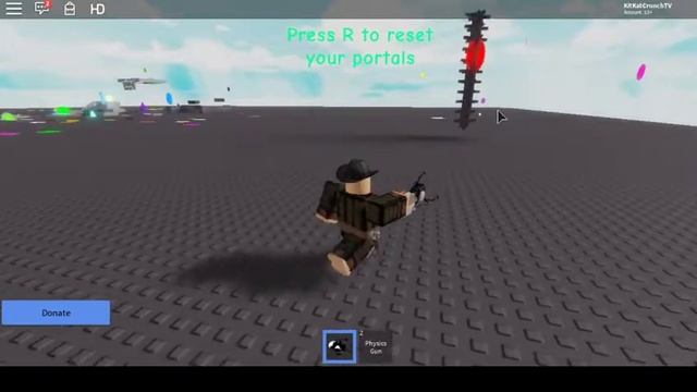 Portal gun Roblox 2!!!!! смотреть онлайн