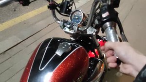 Yamaha VIRAGO xv250 SUPER EXHAUST, звук вираго, прямоток на мотоцикле.