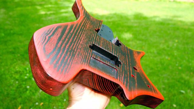 NK headless guitar project part 5/ STAR WARS dark side themed build! смотреть онлайн