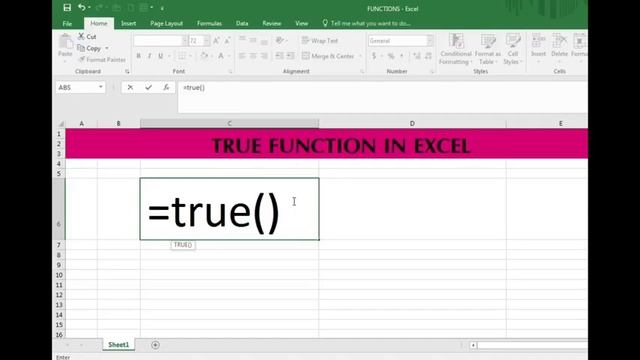 Microsoft Excel TRUE Function | FREE смотреть онлайн