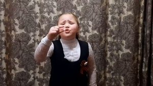 "Ленинградский салют", Читает: Устюгова Мария, 7 лет
