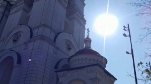 Воронеж. Благовещенский собор. Колокольный звон_Voronezh. Blagoveshchensky cathedral. Bell ringing.