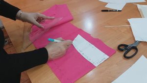 Воротник, типа английского. Ч. 2.КУРСЫ КРОЙКИ И ШИТЬЯ ОТ НАДЕЖДЫ ВЯЧЕСЛАВОВНЫ