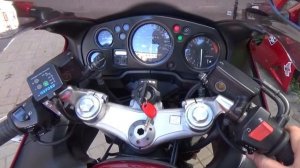 HONDA CBR 1100 XX замена масла и фильтра воздуха