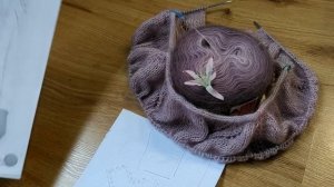 Вязание из Alize angora gold ombre batik/ часть 1