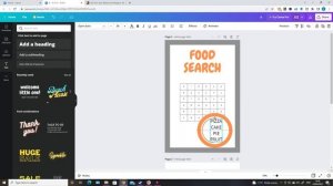 Low Content Book Ideas- How to make a wordsearch puzzle in Canva for free: An Amazon KDP Tutorial