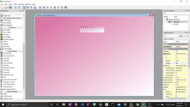 PyQt5 FULL Modern Gui Tutorial #1 - Welcome Screen [for beginners]-RxGlB9U64fg