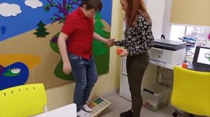 Фрагмент логопедического занятия