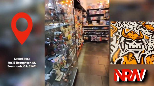 Nerdheim! Odin and Sons: Comics and Collectibles! Savannah, Georgia! A NRW VLOG! Comic Store! Toys! смотреть онлайн