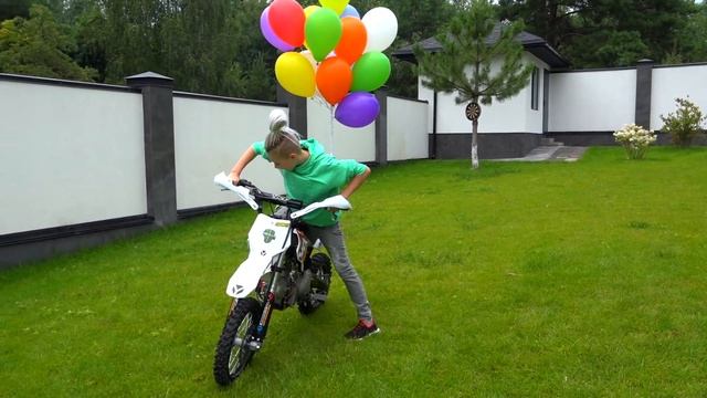 УГРОБИЛ новый Пит-БАЙК! ? Broke a new pit bike...