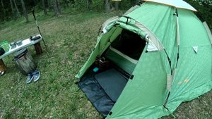 Первая установка палатки “Маверик igloo” | Делимся своими впечатлениями
