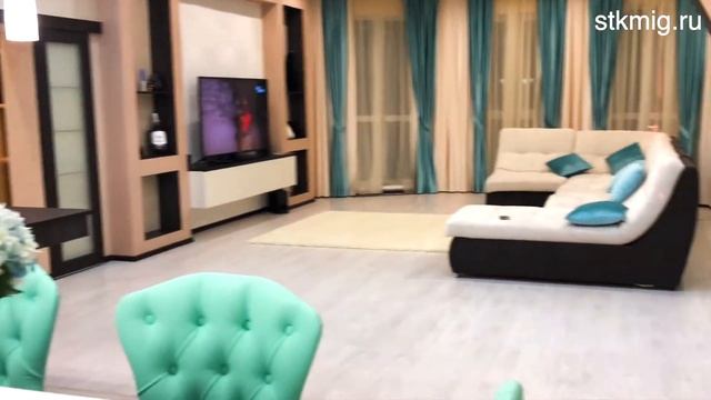 Дизайн и ремонт кухни - зала (гостиной) в стиле "Завтрак у Тиффани" - СТК Миг