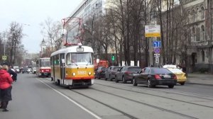 Московский парад трамваев 2019