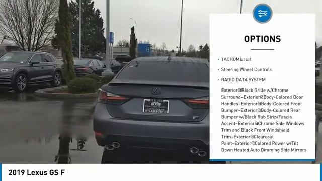 2019 Lexus GS F A3000A смотреть онлайн