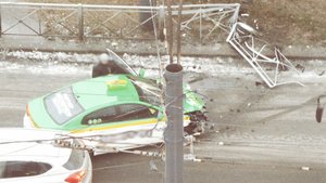 02.12.2018, ДТП на перекрестке пр.Славы и ул.Будапештской