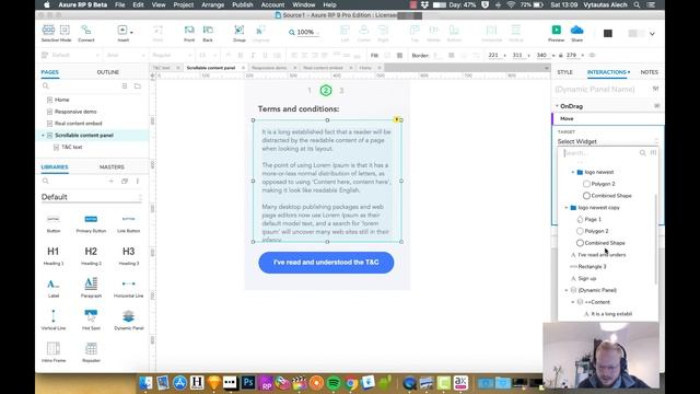 Scrollable Content in Fixed Height Panels | Axure RP: Noob to Master Ep16 смотреть онлайн