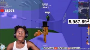 Ishowspeed plays tower of hell (Roblox)