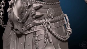 ZBrush 2018 - 3D Game Character Development - Part 1 - WARCRAFT ORC WARRIOR (Preview)