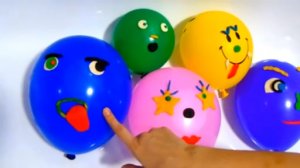 Разноцветные Шарики Песенка пальчики учим цвета Learn colors finger family Nursery Rhymes