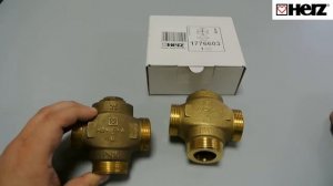 Teplomix Herz Схеми застосування триходового термостатичного клапана