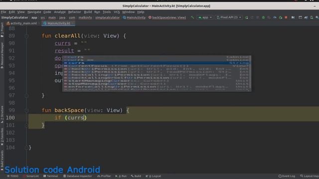 simple calculator in android studio source code in kotlin/android calculator source code github ex смотреть онлайн