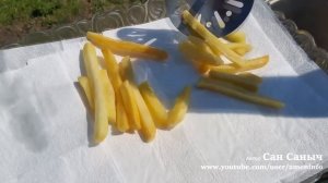 Готовим картошку ФРИ на даче