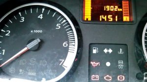 Лампа давления масла Renaul Duster 1,5DCi (часть1)