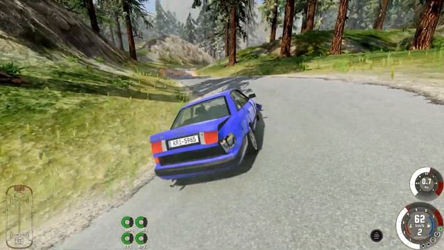 Надежный немец AUDI 100 C4 Краш тест на прочность #9 #crash #beamngdrive #crashtest