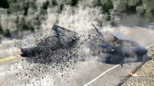 BeamNG Drive 1999 Ford Crown Victoria Police Interceptor Crash Testing #67 - Insanegaz