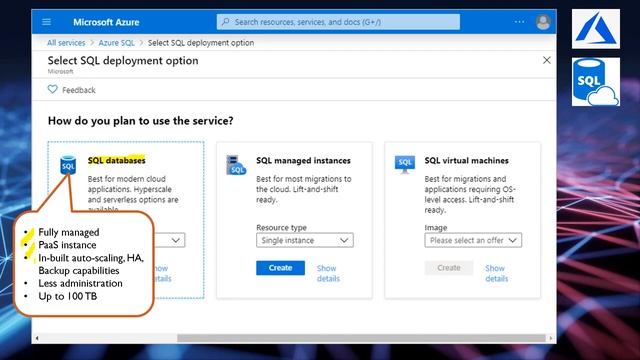 Cloud SQL Databases instance | Azure