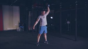 Рывок гантели попеременно с паузой на полу/Alternating DB Snatch pause on the floor