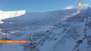 В Кировске запустили новую систему оснежения для трасс северного и южного склонов горы Айкуайвенчор