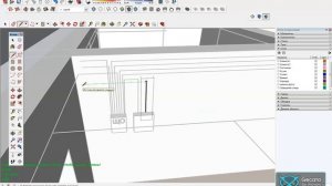 SketchUp - ПРОЕКТ 2 - Дом (создаем и делаем расчет электропроводки) #2